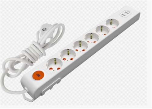 Mutlusan Rı-Tech 6lı 2mt Anahtarlı 2Usb Topraklı Grup Priz (001 175 650002 02 00) - 1