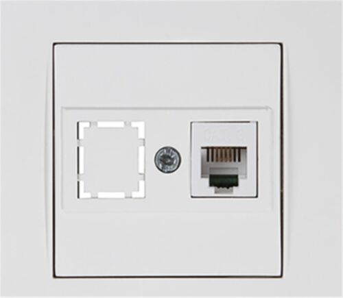 Mutlusan Rita Telefon Prizi 1XRJ12 Beyaz Bilisterli (2220 125 0101B) - MUTLUSAN