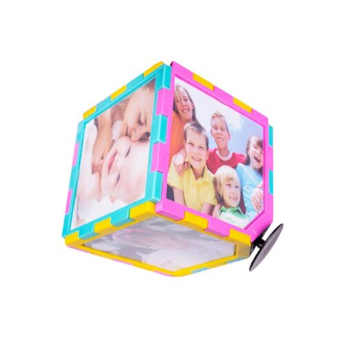 Müzikli Dönen Küp Fotoğraf Çerçevesi - 10x10 cm - OFİSOMİ-T (1)