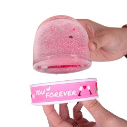 Müzikli Love Fotoğraflı Kar Küresi - 2