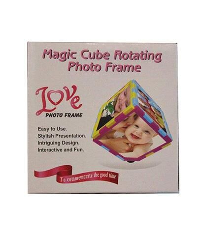 Müzikli Renkli Dönen Küp Çerçeve 10x10 cm HF-801B - 3