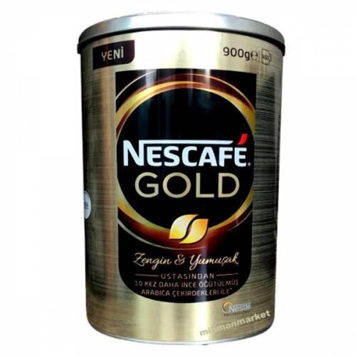 Nestle Nescafe Gold Teneke Signature 900gr 12456216 (12584221) - NESTLE