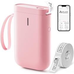 NIIMBOT D11 Pembe Termal Taşınabilir Bluetooth Etiket Yazıcısı - 2