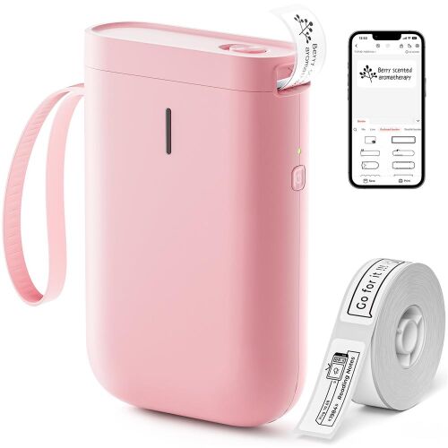 NIIMBOT D11 Pembe Termal Taşınabilir Bluetooth Etiket Yazıcısı - 2