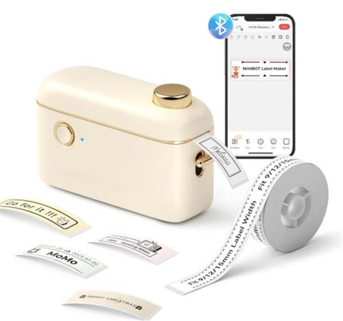 NIIMBOT H1S Cream Termal Taşınabilir Bluetooth Etiket Yazıcısı - NIIMBOT