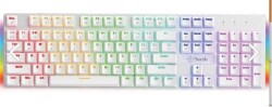North Shield White Red Switch Türkçe Q RGB Beyaz Mekanik Gaming Klavye - 2