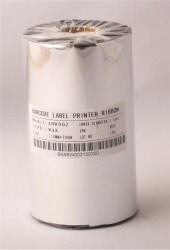 Ribbonsan RB00006 WX-10FBK 110-300MT Wax Ribbon - 1