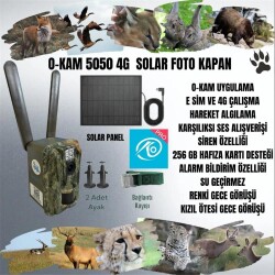 OKam O-Kam 5050 4G Solar Fotokapan - 1