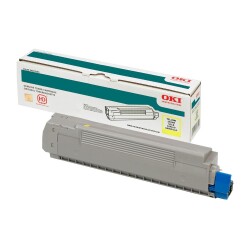 OKI 45862814 SARI TONER-Y MC873 MC883 10.000 SAYFA - 1