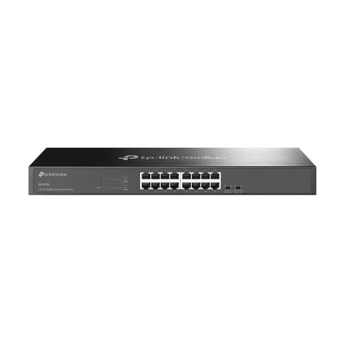 Omada Tp-Link DS1016G 16 Port 10-100-1000 Mbps Switch Çelik Kasa Rack Mount - 1