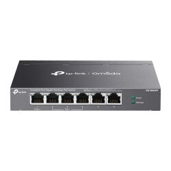 Omada Tp-Link DS106GPP 4 Port 10-100-1000 Poe+ Switch 2 Port Uplink Çelik Kasa Rack Mount - 1