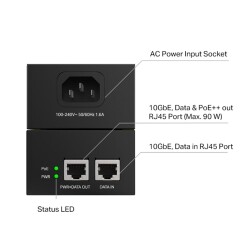 Omada Tp-Link TL-POE380S Poe++ Injektör - 2