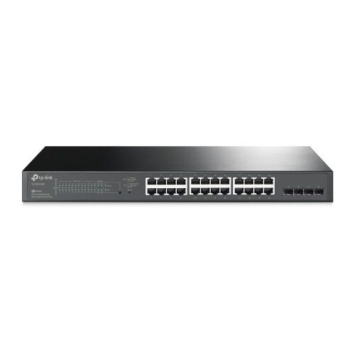 Omada Tp-Link TL-SG2428P 24 Port 10-100-1000 Poe+ Switch 4 Port SFP Çelik Kasa Rack Mount - 1