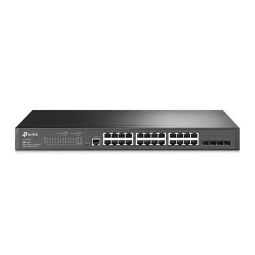 Omada Tp-Link TL-SG3428 24 Port 10-100-1000 Switch 4 Port SFP L2 Çelik Kasa Rack Mount - 1