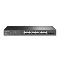 Omada Tp-Link TL-SG3428 24 Port 10-100-1000 Switch 4 Port SFP L2 Çelik Kasa Rack Mount - 1