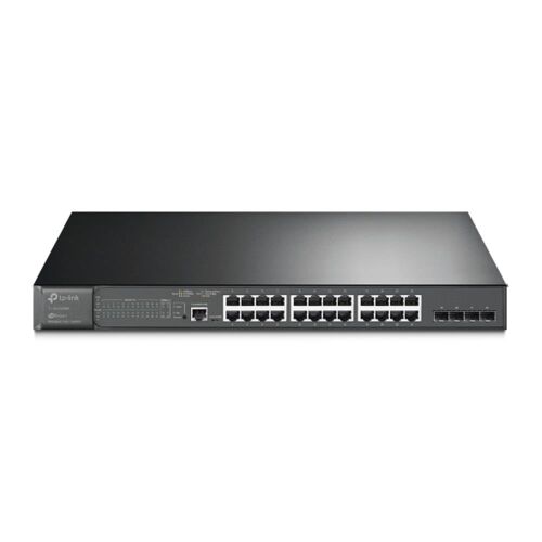 Omada Tp-Link TL-SG3428MP 24 Port 10-100-1000 Poe+ Switch 4 Port SFP L2 Çelik Kasa Rack Mount - TP-LINK