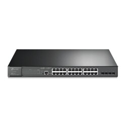 Omada Tp-Link TL-SG3428MP 24 Port 10-100-1000 Poe+ Switch 4 Port SFP L2 Çelik Kasa Rack Mount - 1