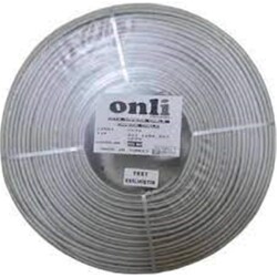 Onli on-4140 4+1 1x0,50 mini Coax 2x0,22mm 100 metre CCA Kamera Kablosu - 1