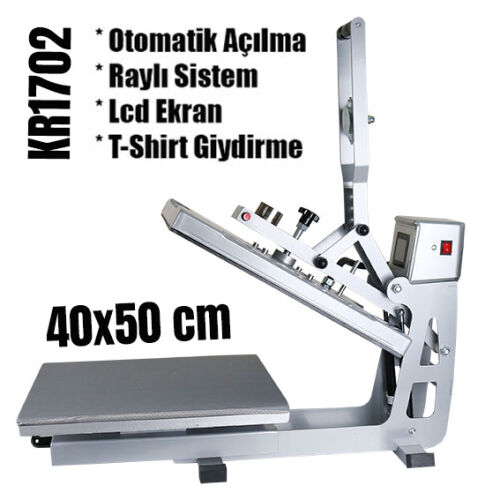 Otomatik Transfer Baskı Presi 40X50 cm - 1