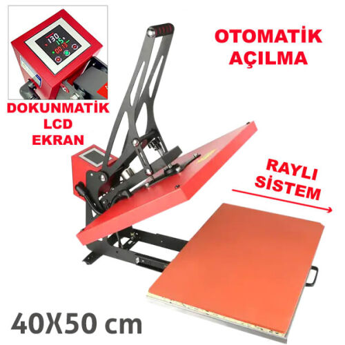 Otomatik Transfer Baskı Presi 40x50 cm - OFİSOMİ-S (1)