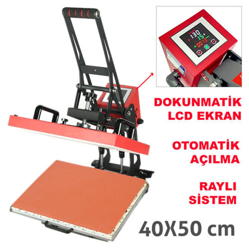Otomatik Transfer Baskı Presi 40x50 cm - 3