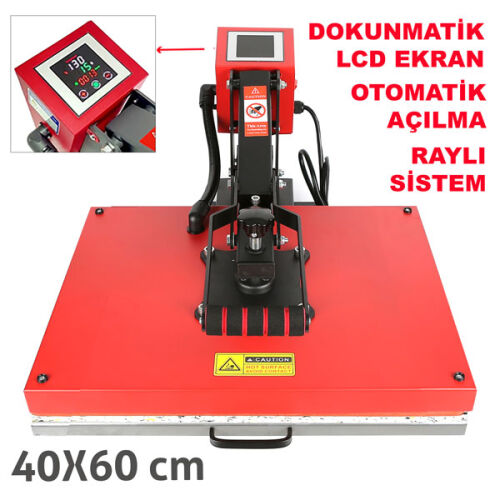 Otomatik Transfer Baskı Presi 40x60 cm - OFİSOMİ-S (1)