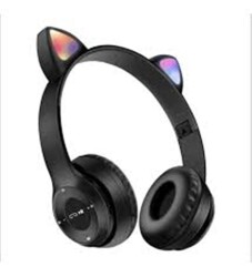 P47M Bluetooth 5.0 Kulak Üstü Kulaklık siyah - 1