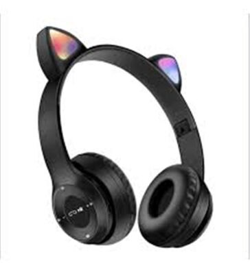 P47M Bluetooth 5.0 Kulak Üstü Kulaklık siyah - 1
