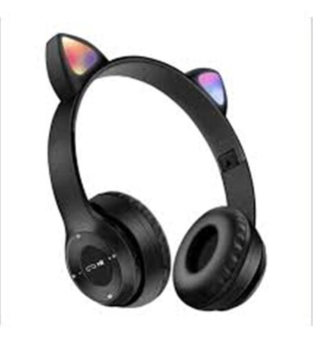 P47M Bluetooth 5.0 Kulak Üstü Kulaklık siyah - 1