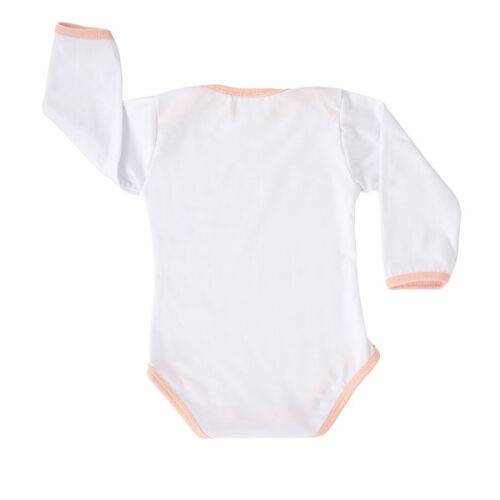 Pamuk Polyester Uzun Kollu Bebek Zıbını (Kız) - OFİSOMİ-S (1)