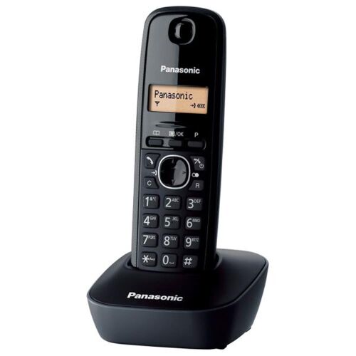Panasonic KX-TG1611 Siyah Telsiz Dect Telefon 50 Rehber - PANASONIC