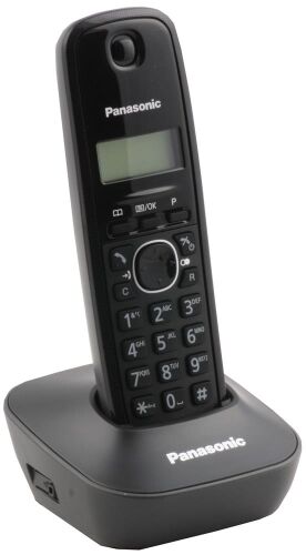 Panasonic KX-TG1611 Siyah Telsiz Dect Telefon 50 Rehber - PANASONIC (1)