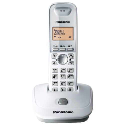 Panasonic KX-TG2511 Beyaz Telsiz Dect Telefon Handsfree 50 Rehber - PANASONIC