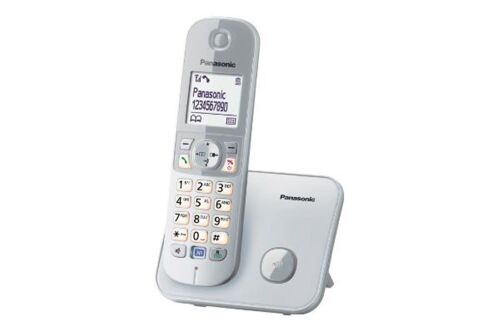 Panasonic KX-TG6811 Gri Telsiz Dect Telefon Elektrik Kesintisinde Konuşabilme - PANASONIC