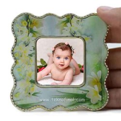 Papatya Kare Magnet Çerçeve - 3