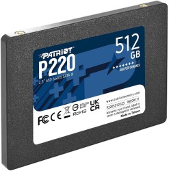 Patriot 512GB P220 550-500MB 2.5 Sata3 P220S512G25 Ssd Disk - 1