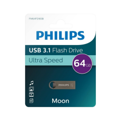 PHILIPS FM64FD165B, 64GB, USB 3.1, Moon, Uzay Grisi, Flash Disk - 1