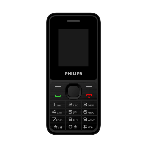 PHILIPS Xenium E2125, 32Mb, Siyah, 32Mb Ram, 1,77inc Ekran, 4G Çift Sim Desteği, FM Radyo, 1700mAh Pil, El Feneri, Türkiye KVK Garantili - Philips