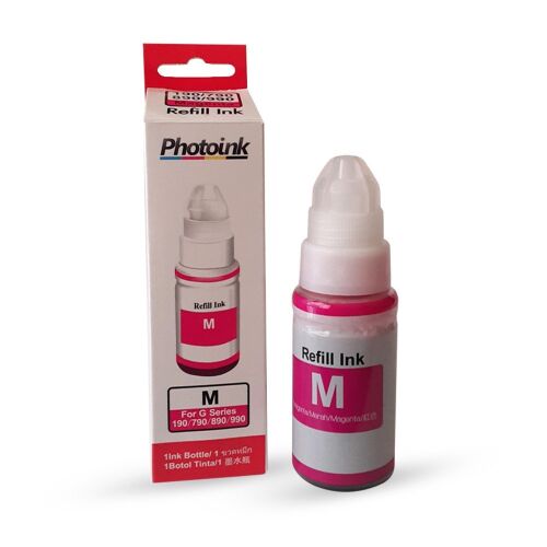 Photoink Plus Canon GI-490M 70ml Kırmızı Mürekkep G2411-G3411-15 - PHOTOINK