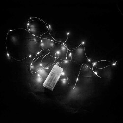 Pilli Beyaz Peri Led - 3 Metre - 2