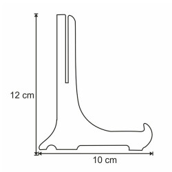 Plastik 12 cm Teşhir Ayağı No:2 (İNCE) - 4