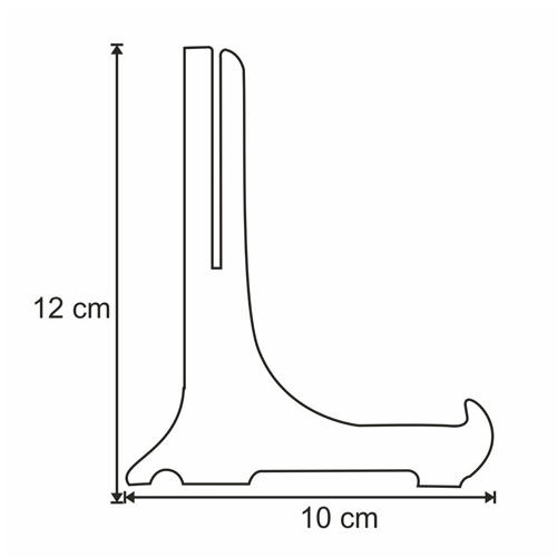Plastik 12 cm Teşhir Ayağı No:2 (İNCE) - 4