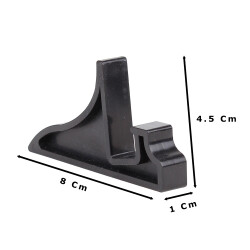 Plastik Enjeksiyon Siyah Teşhir Ayağı - 2