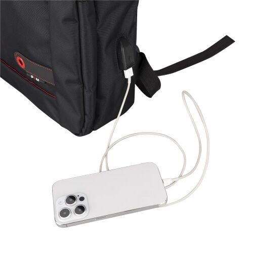 PLM Lucca-Usb-15.6 Siyah Notebook Sırt Çantası - 2