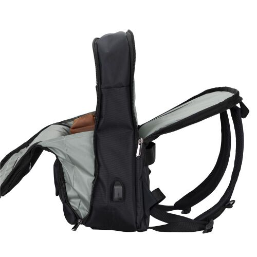 PLM Torino-Usb 15.6 Siyah Notebook Sırt Çantası - 2