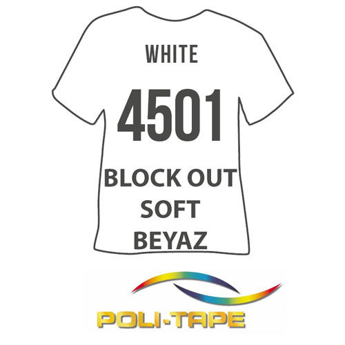 Poli Tape Block Out Soft Beyaz /50 cm x 1 metre - OFİSOMİ-S