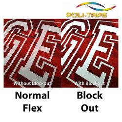 Poli Tape Block Out Soft Beyaz /50 cm x 1 metre - 2