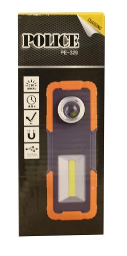 Police PE-329 Magnetli, Şarjlı Tamirci Feneri - POLICE