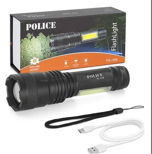 Polıce PS-358 Zoom Gövdede Işık Şarjlı Led El Feneri - 1