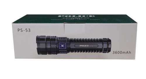 Police PS-53 Zoom, Powerbank Özellikli Şarjlı El Feneri - 1